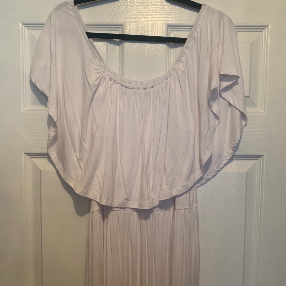 xl white maxi dress